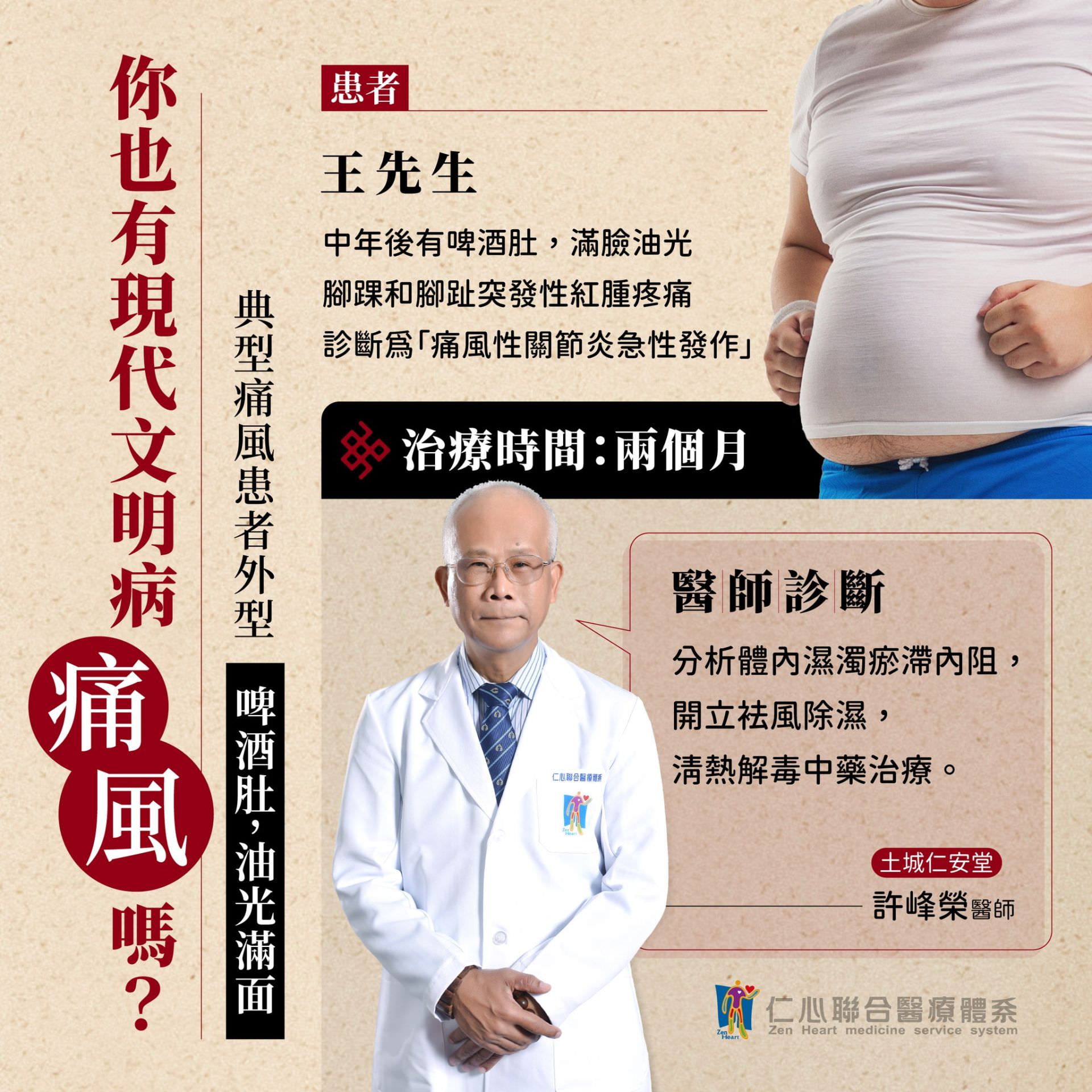 你也有現代文明病痛風嗎？